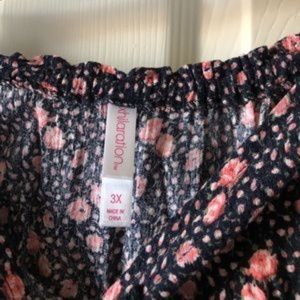 Flirty &Fun and Flattering Romper Dress 3X (24w)